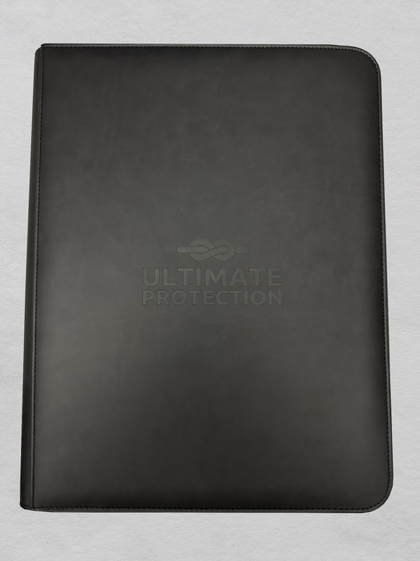 3''X4'' Toploader Binder - 9 Pocket Zip Black