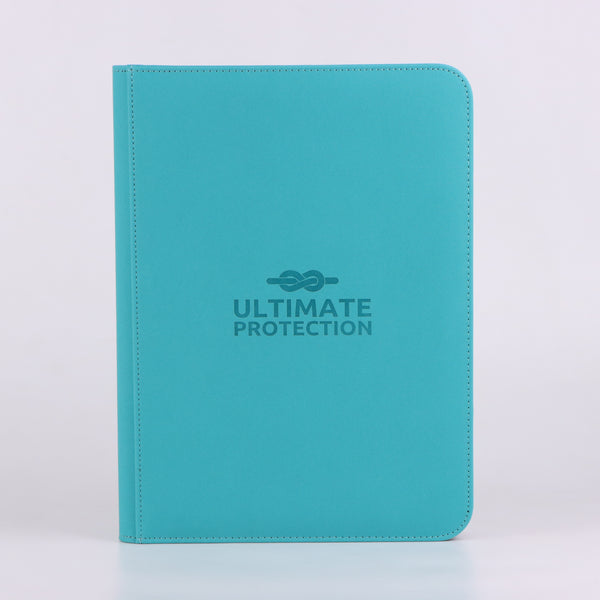 Sleeves Premium Binder - 9 Pocket Zip Aqua